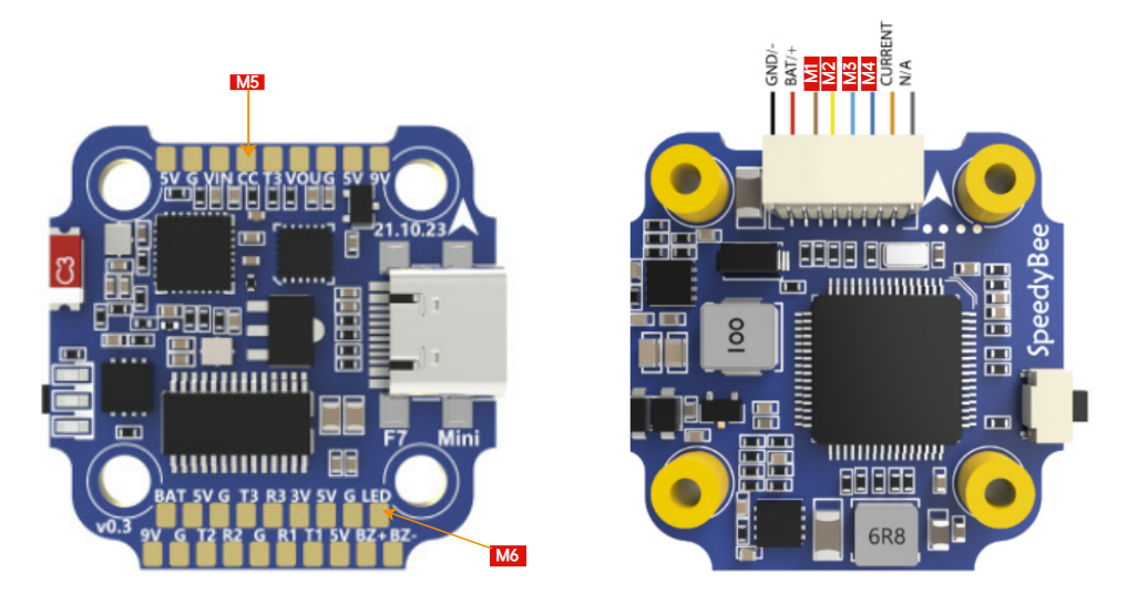 Can I use SpeedyBee F7 Mini on a Y6 or HEX quad? – SpeedyBee